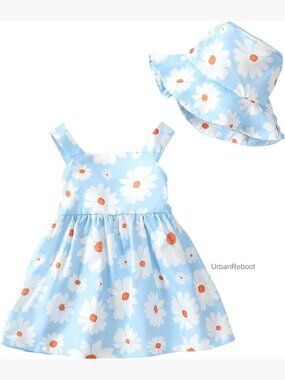 Newborn Baby Girl Halter Backless Sleeveless Flower Sundress Summer